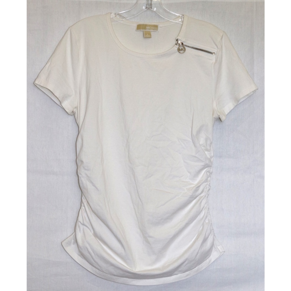 Michael Kors Womens Top White Size L